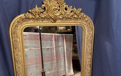 Mirror - Glass, Plaster, Wood - 19th century