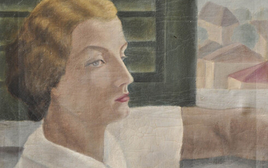 Neri Nannetti (Florenz/Firenze 1889 – 1957) Ritratto di donna, 1935;Olio su...