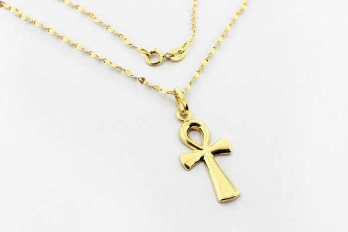 No Reserve Price - 18 kt. Gold, Yellow gold - Necklace, Necklace with pendant, Pendant