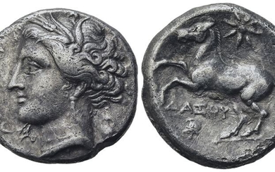 Northern Apulia, Arpi, c. 325-275 BC. AR Didrachm (22mm, 7.02...