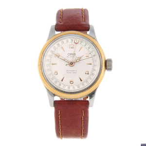 ORIS - a gentleman's bi-colour Big Crown Pointer Date wrist watch.