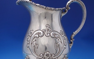 Old English by Poole Sterling Silver Water Pitcher w/ Ice Rim