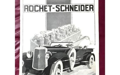 Original 1920's Rare French Automobile Advertisements