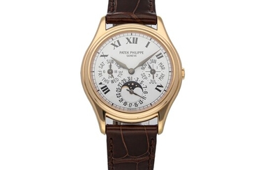PATEK PHILIPPE | REF 3940R, A ROSE GOLD AUTOMATIC PERPETUAL CALENDAR WRISTWATCH WITH MOON PHASES CIRCA 2002
