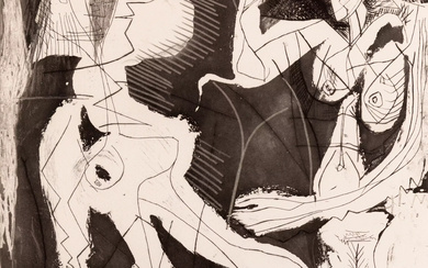 Pablo Picasso, Spanish 1881-1973, Deux Femmes au Miroir (from Sable...