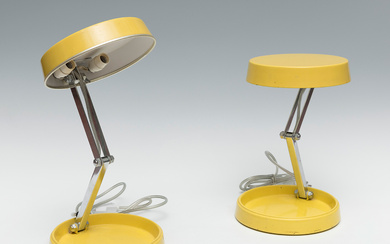 Pair of table lamps; GEI (Gabinete de Estudios Industriales), 1960s-70s.