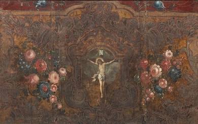 Paliotto: Cristo crocifisso, Scuola emiliana del XVIII secolo