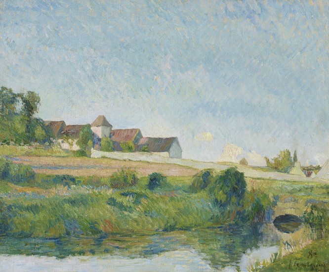 Paul Gauguin (1848-1903), La ferme de la Groue à Osny