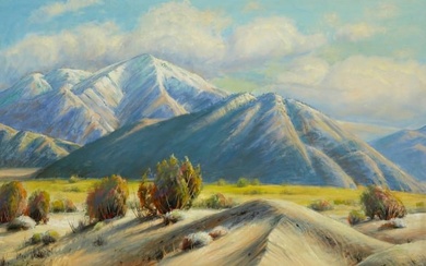 Paul Grimm (1891-1974), Smoke trees near Mt. San Jacinto