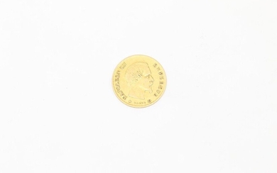 Napoleon III (1859 BB) 10 Francs yellow gold coin