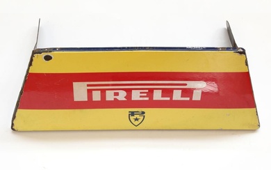 Pirelli bandenstand bord emaille reclame