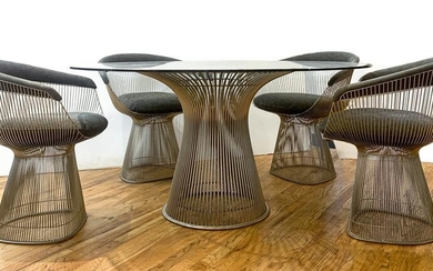 Platner For Knoll Dining Table & Chairs