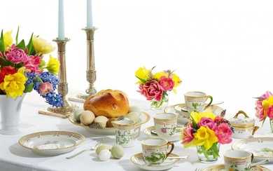 Porcelain coffee service "Flora Danica" for 6 persons