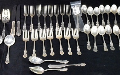REED & BARTON PARTIAL STERLING FLATWARE
