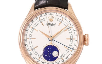 ROLEX Cellini phases de lune, réf. 50535-0002. montre-bracelet. Prix actuel neuf : 25.000,- Euro.
