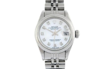 ROLEX - an Oyster Perpetual Datejust bracelet watch. Circa 1989. Stainless steel case. Case width