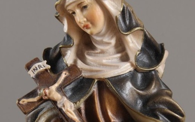 Ramspeck - Carving, Heilige Rita van Cascia - 20 cm - Wood