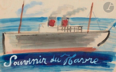 Raoul DUFY (1877-1953) Souvenir du Havre...