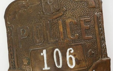 Rare Antique PHILIPPINES Police Badge