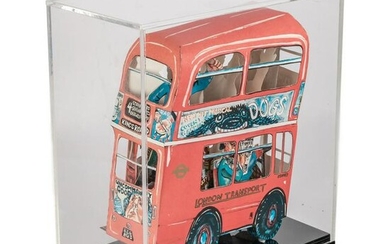 Red Grooms b.1937 Pop Art 3D London Bus Sculpture