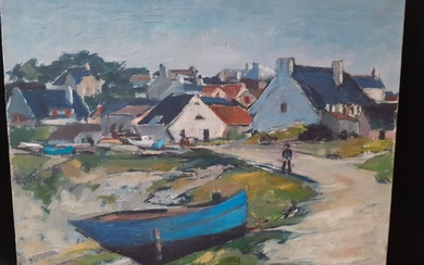 René LEROY (1907-1988) Paysage de Bretagne huile... - Lot 15 - Richard Maison de ventes