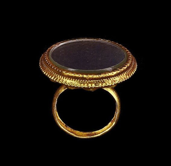 Ring (1) - Gold 22 kt - India - 19th century