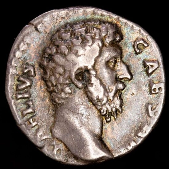 Roman Empire. Aelius (AD 136-138). AR Denarius,Rome - TR POT COS II / CONCORD, Concordia holding patera and resting her left elbow on cornucopiae