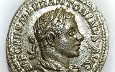 Roman Empire. Elagabalus (AD 218-222). AR Denarius,Rome AD 219