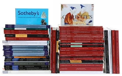 SIXTY THREE ASIAN ART CATALOGUES; SOTHEBY'S & CHRISTIES...