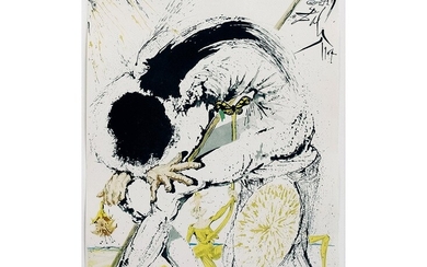 Salvador Dalí, 1904 Figueres – 1989 ebenda, Metamorphose des Ritters, 1957/58