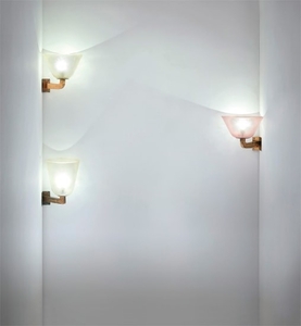 Seguso, Three large corner wall lights