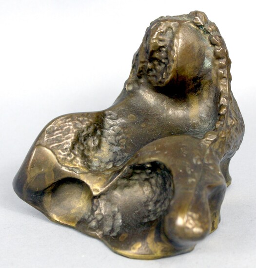 Senza titolo, scultura in bronzo, es. 8/50 firmato e datato, altezza cm 10