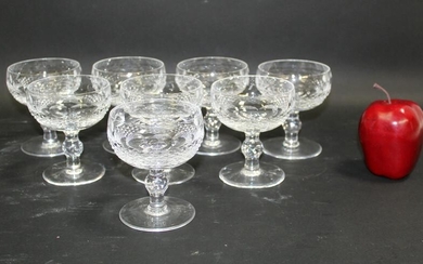 Set of 8 Waterford Colleen champagne coupes