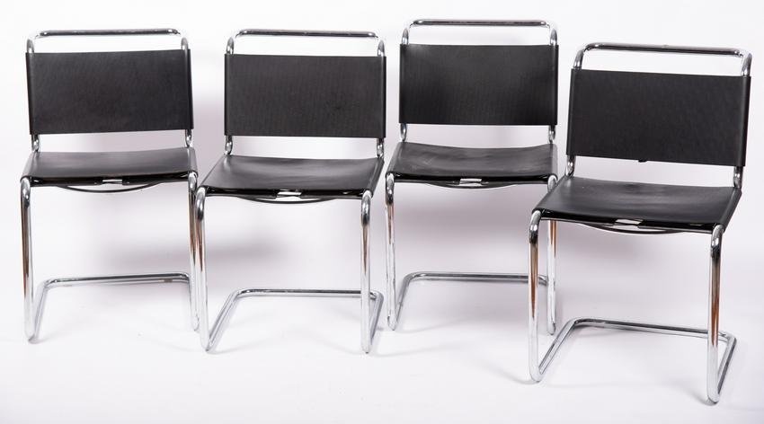 Set of Four Marcel Breuer (B33) Side Chairs