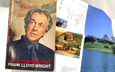 Signed Frank Lloyd Wright Illustrated Book, 1977