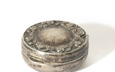 Small Antique Sterling Silver Box with Makers Mark and "Sterling" Marking