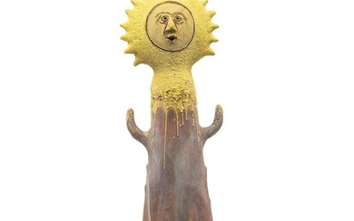 Stan Bitters Large Sun Person Sculpture