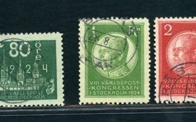 Sweden 1924 - UPU - complete set - Unificato NN. 163A/77