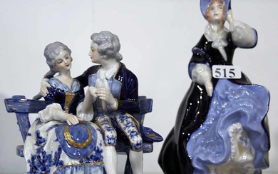 TWO PORCELAIN FIGURINES