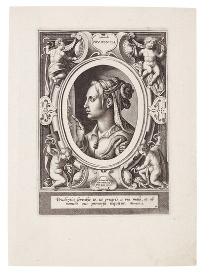 The Seven Virtues (New Hollstein 263-270), After Jan Van Der Straet, called Stradanus