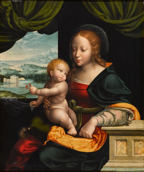 The Virgin and Child: 'The Madonna of the Cherries', Workshop of Joos van Cleve