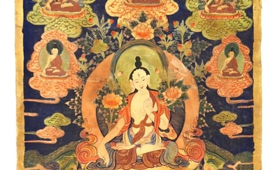 Tibetan Thangka Scroll