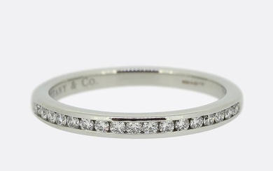 Tiffany & Co. 0.17 Carat Diamond Half Eternity Ring