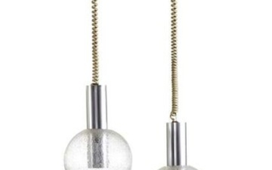 Tobia Scarpa (Venezia 1935) Suspension lamp with two