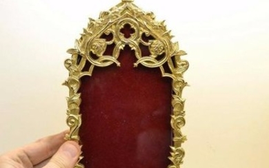 Traditional Gothic Brass Reliquary for your Relics +