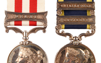 Two medals to Captain (later Lieutenant General) Alexander Boyd