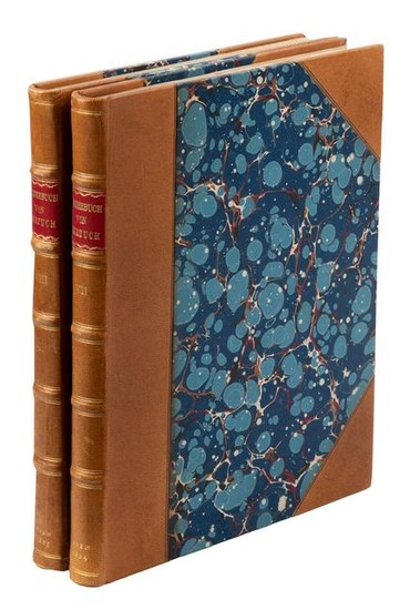 Two volumes from Bertuch's Bilderbuchs, 1805