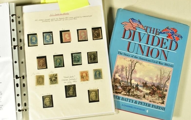 USA EARLY POSTAL HISTORY COLLECTION in a binder from...