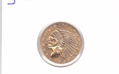 United States - 2 1/2 Dollars 1912 Indian head - Gold
