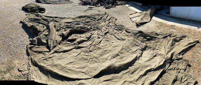 United States - Army/Infantry - field tent covering army 1960 height 4 meters - 1960